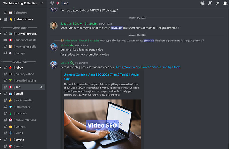 Discord kanalı